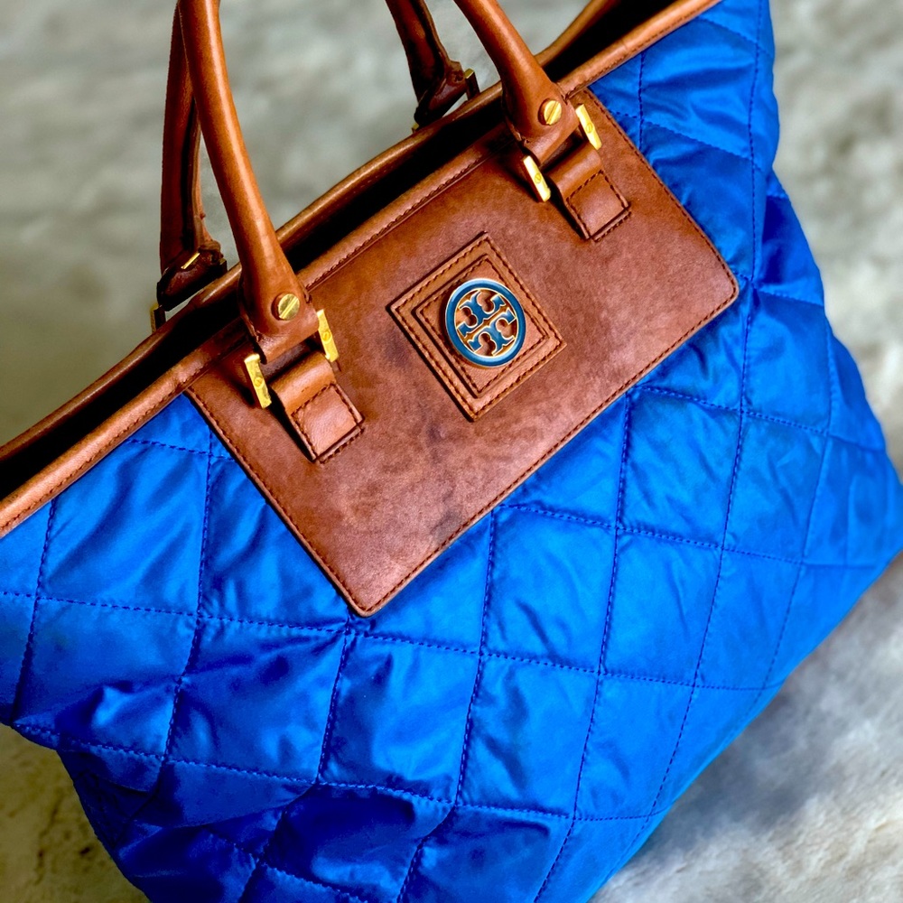 REAL royal blue Tory Burch bag.
